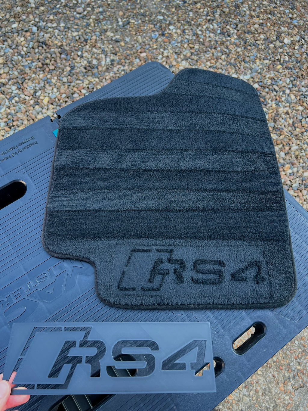 RS4 Car Mat Stencil
