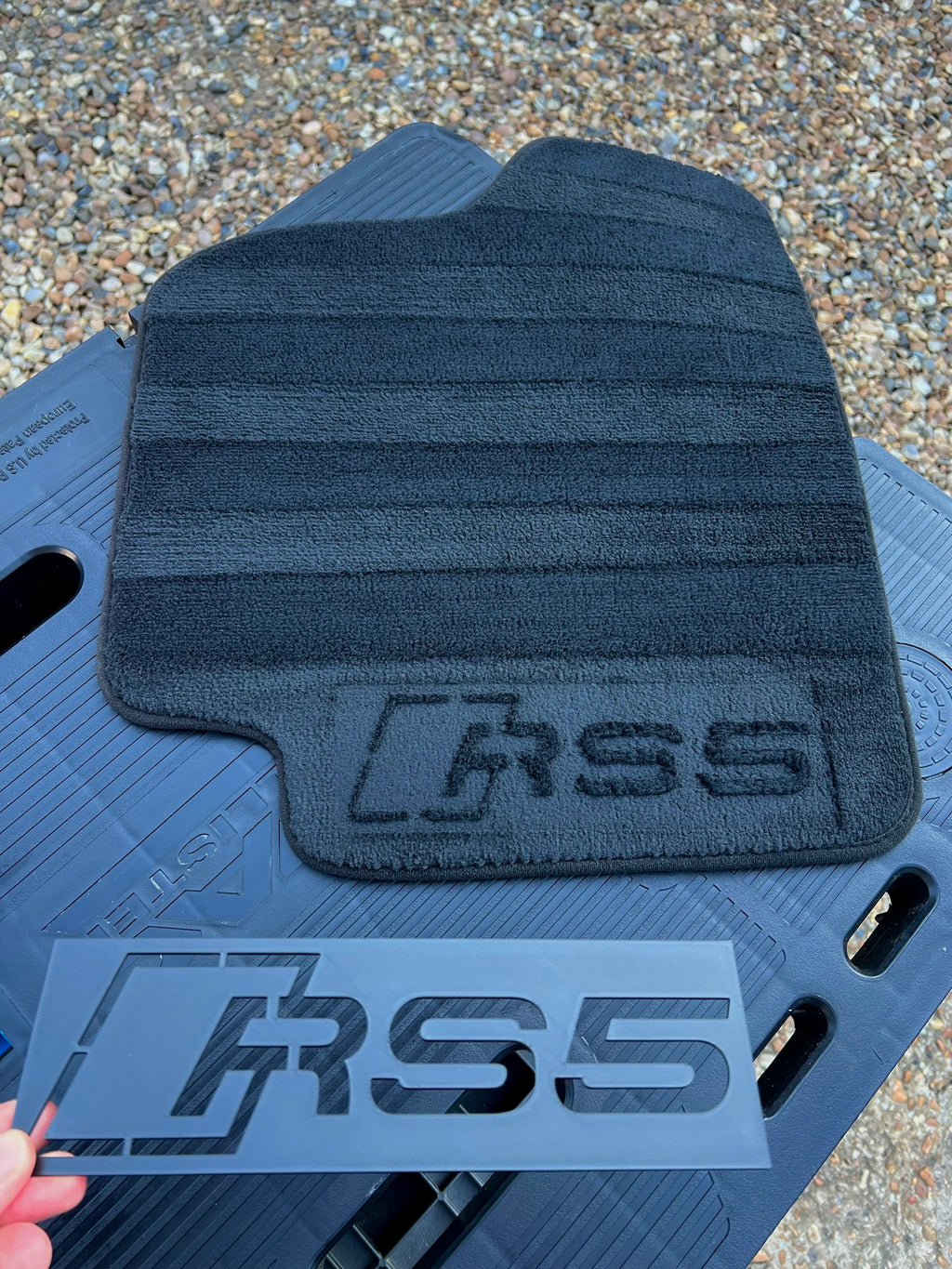 RS5 Car Mat Stencil