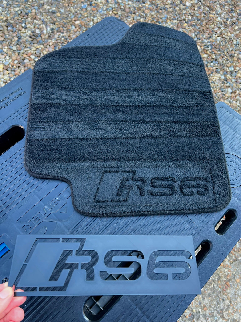 RS6 Car Mat Stencil