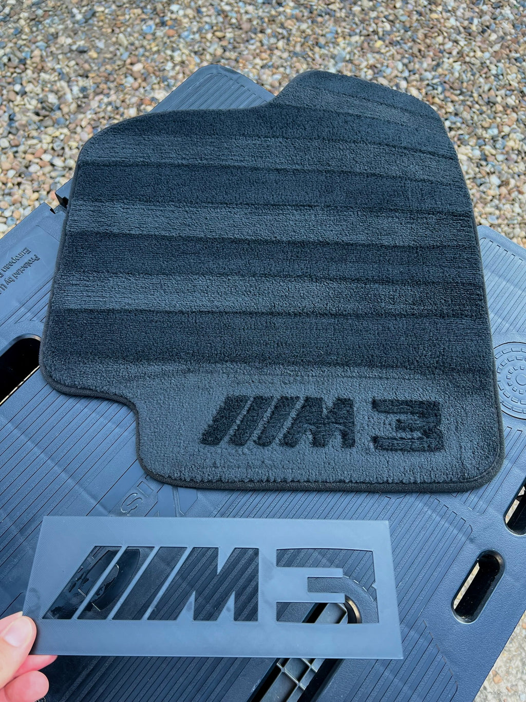 M3 Car Mat Stencil