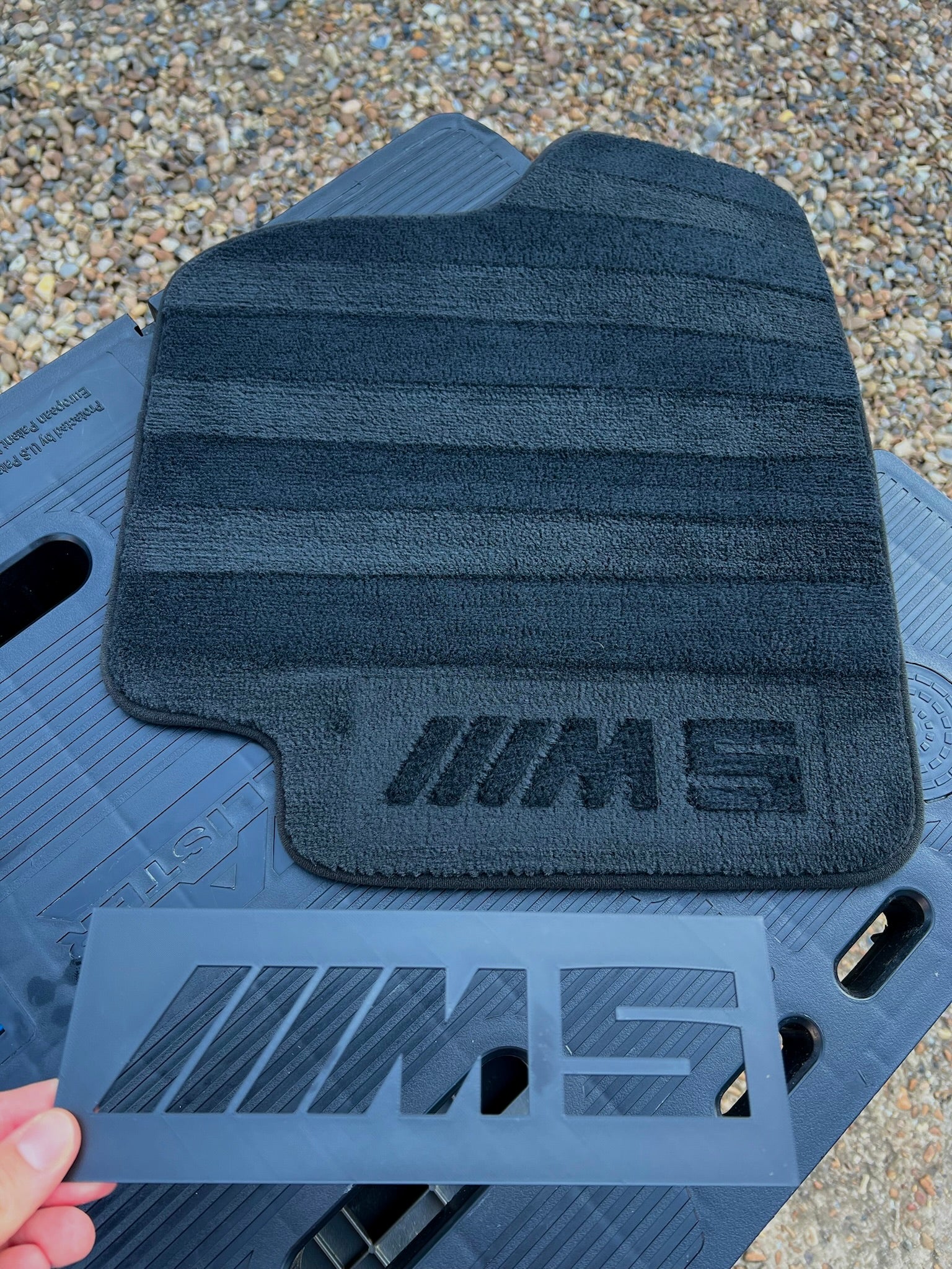 M5 Car Mat Stencil