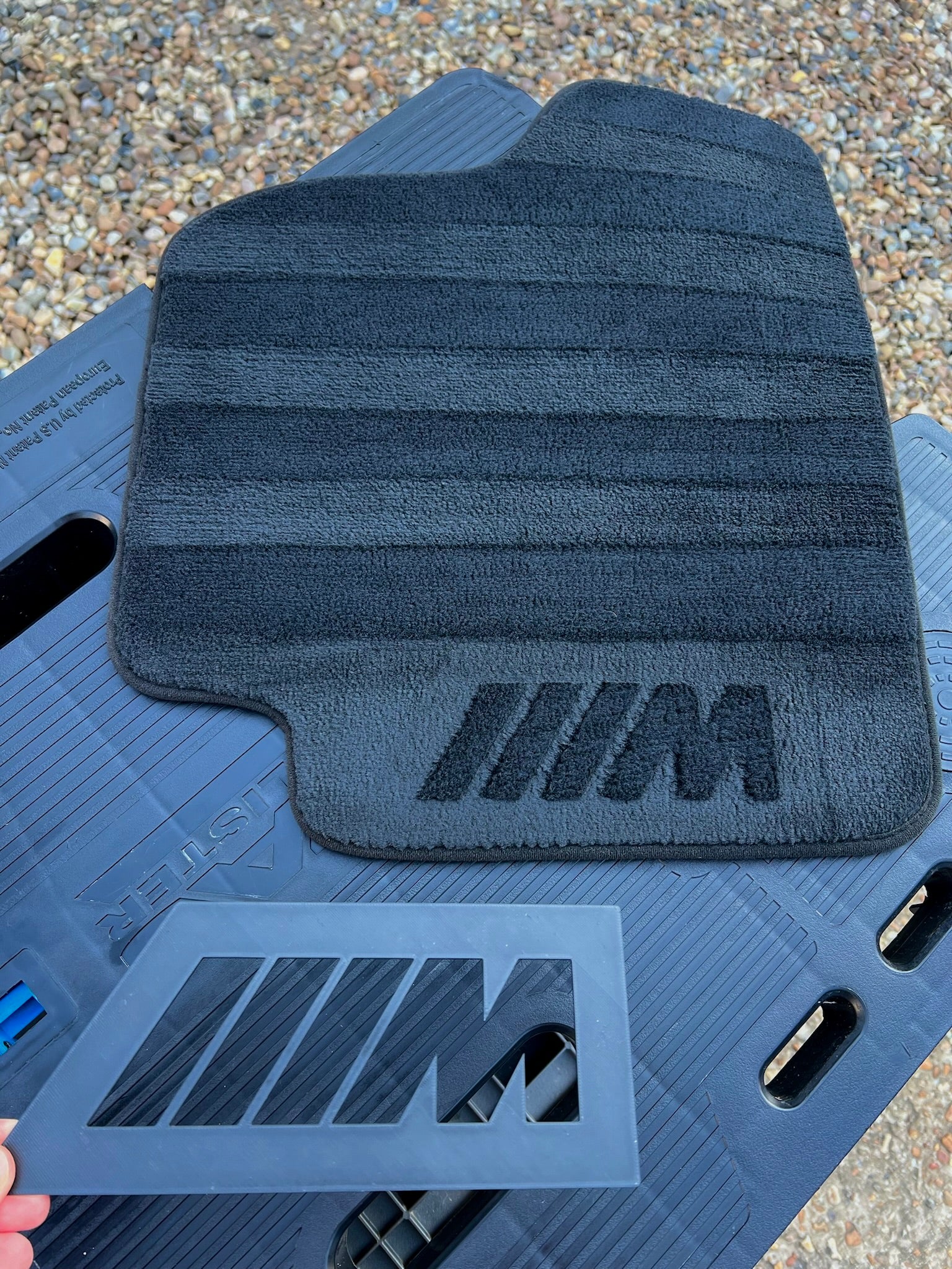 M Sport Car Mat Stencil