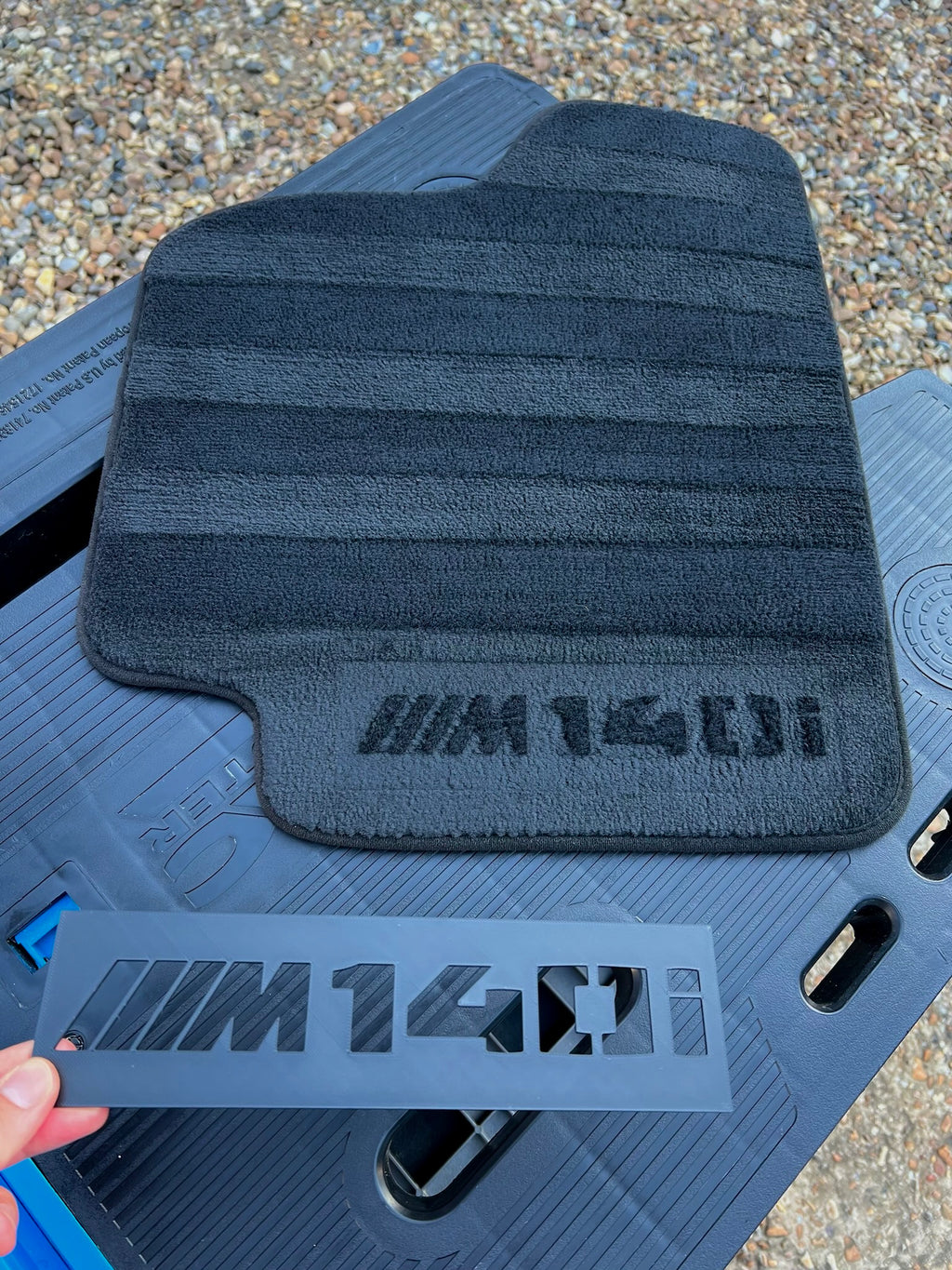 M140i Car Mat Stencil
