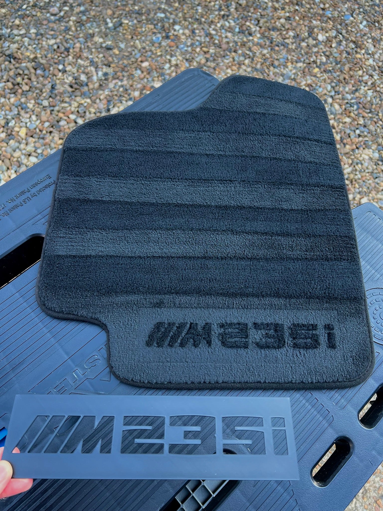 M235i Car Mat Stencil