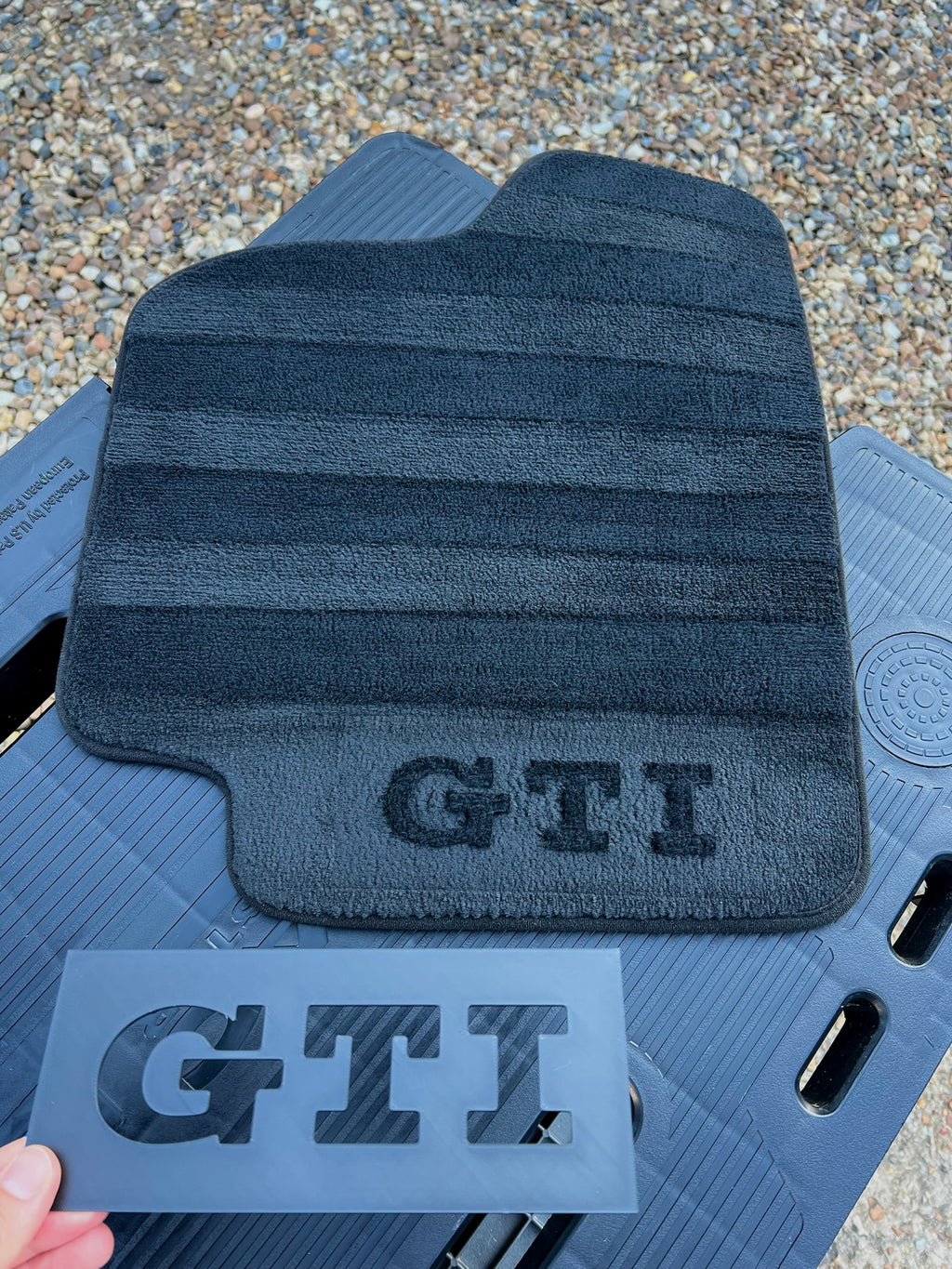 GTI Car Mat Stencil