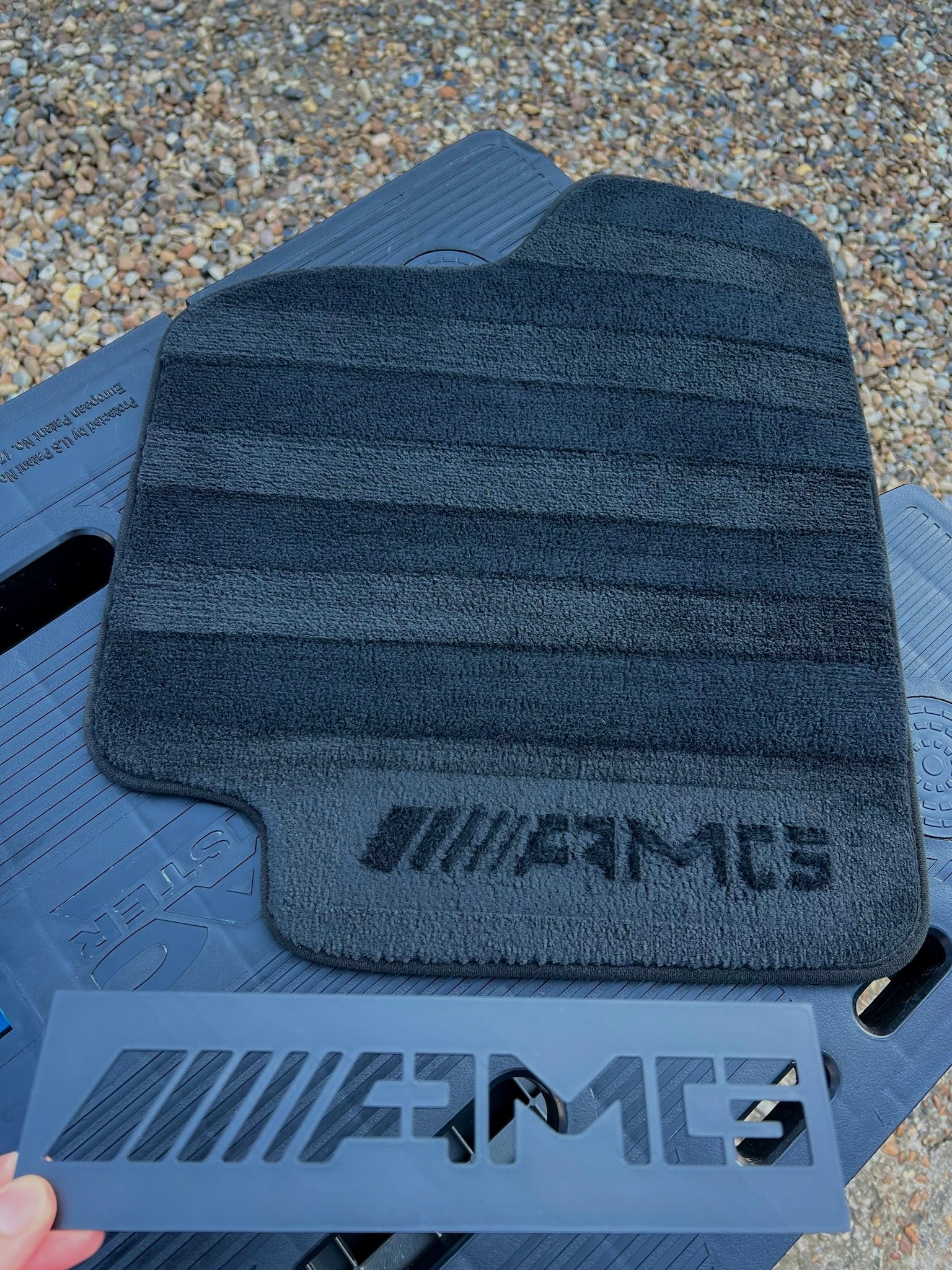 AMG Car Mat Stencil