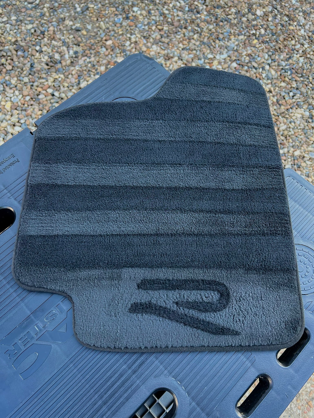 VW R Car Mat Stencil (2019-current)