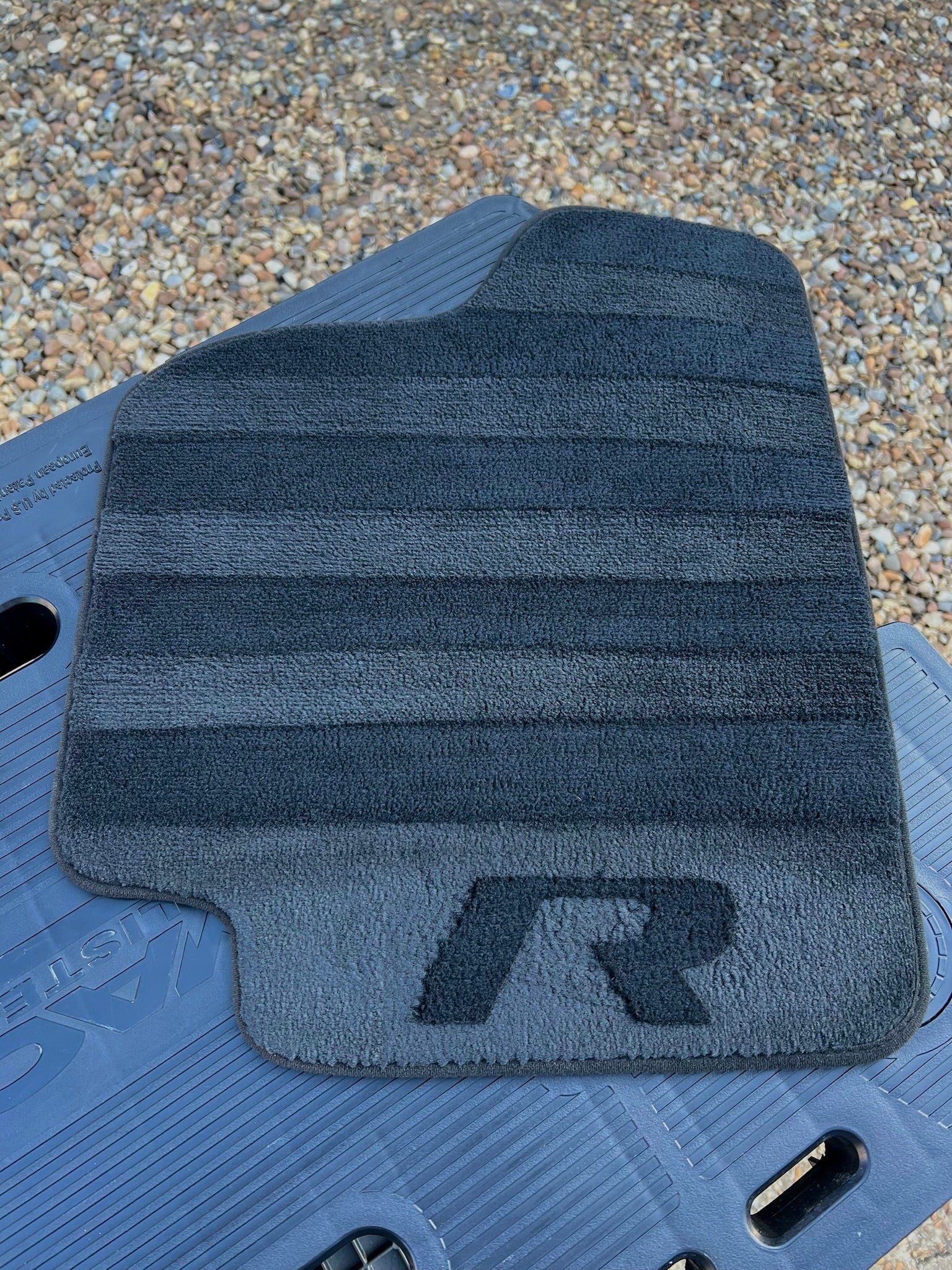 VW R Car Mat Stencil (2012-2019)