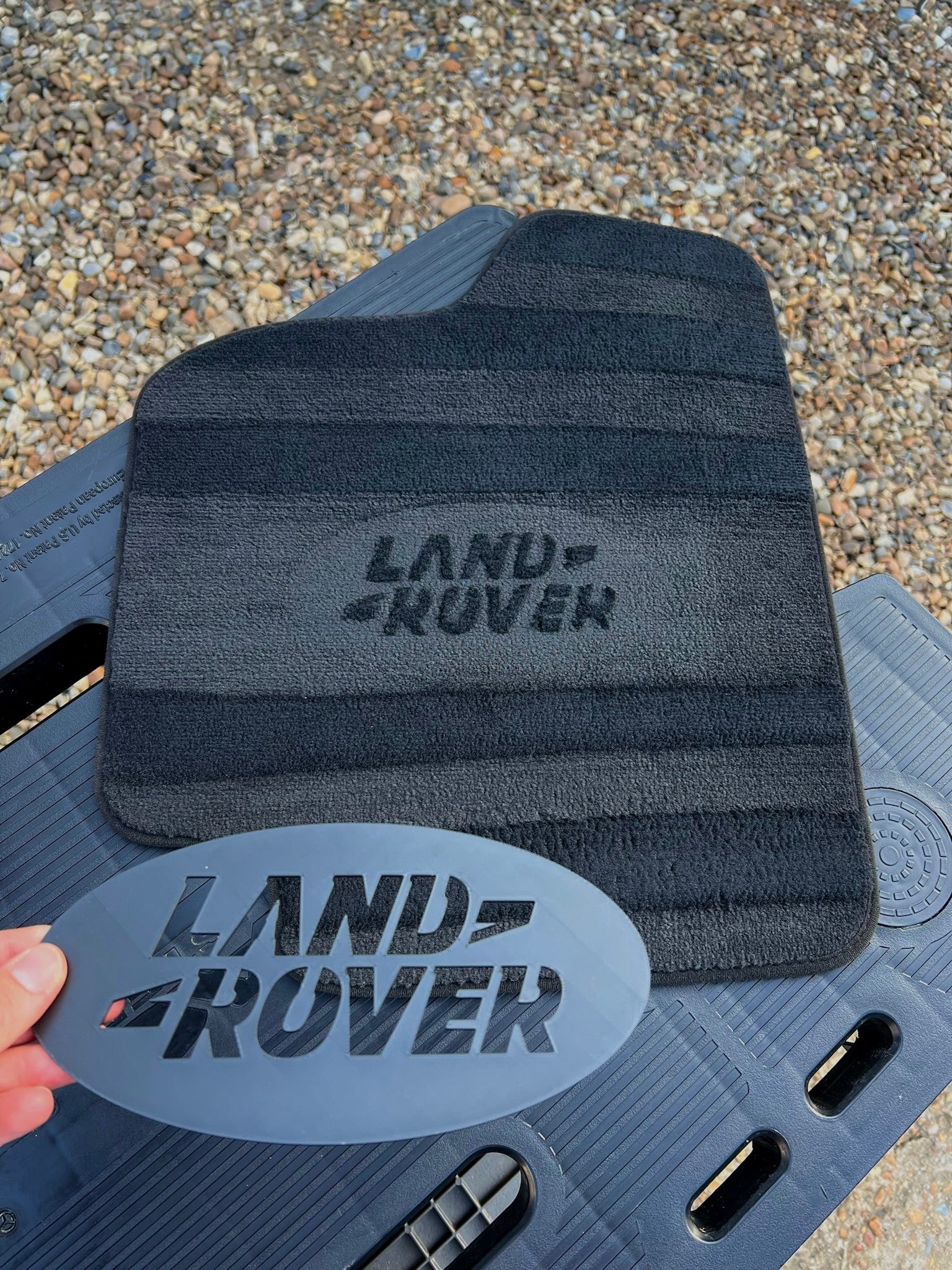 Land Rover Car Mat Stencil