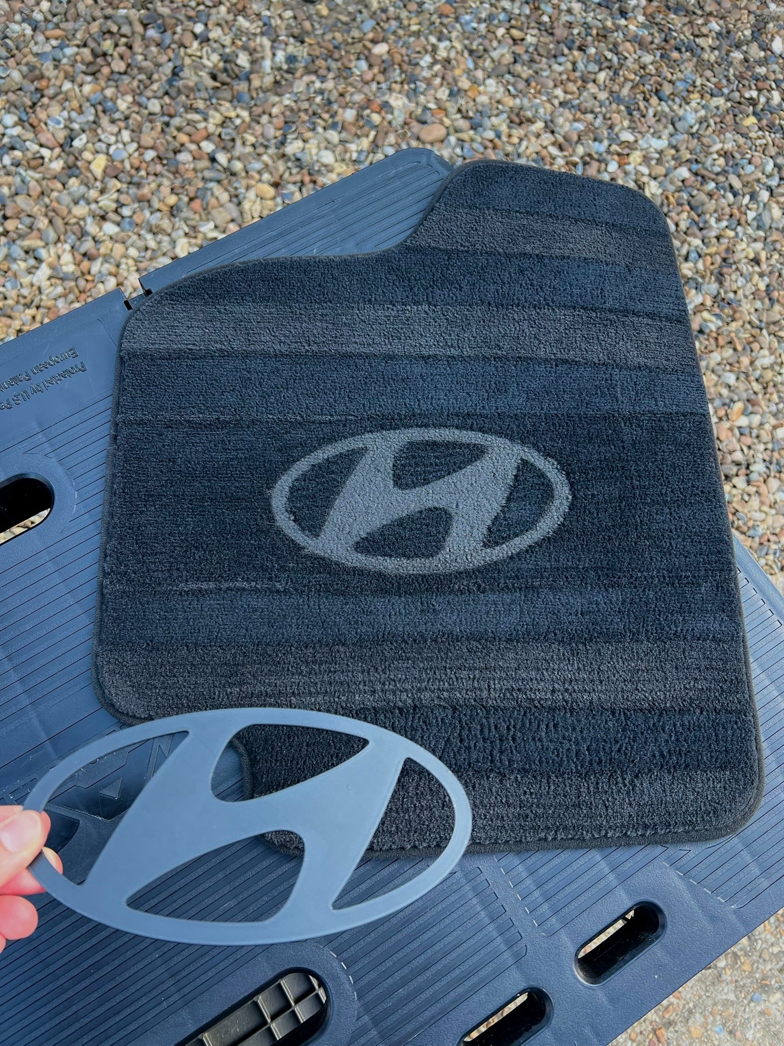 Hyundai Car Mat Stencil