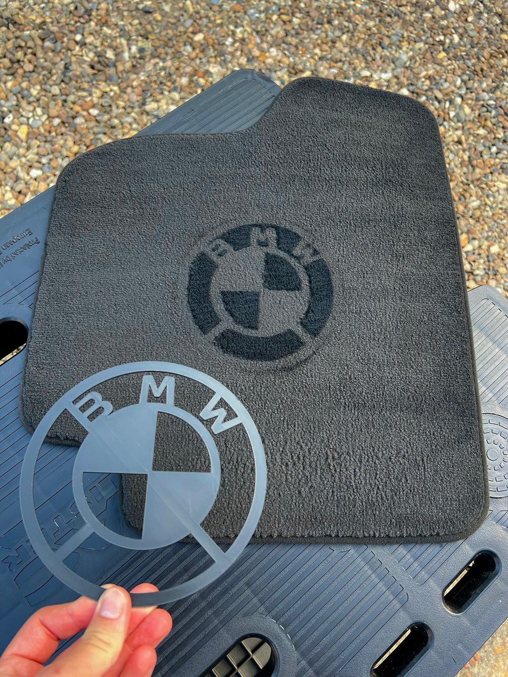 BMW Car Mat Stencil