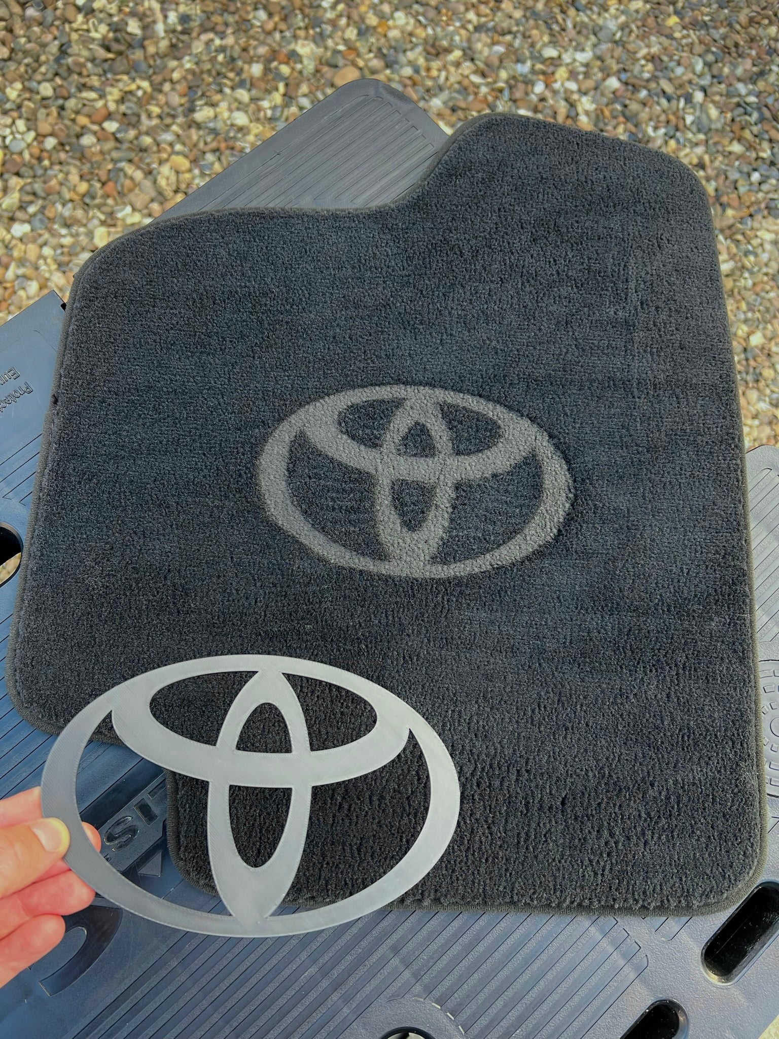 Toyota Car Mat Stencil