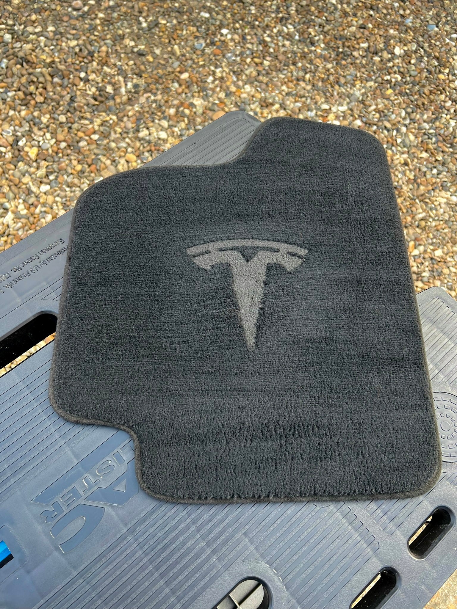 Tesla Car Mat Stencil